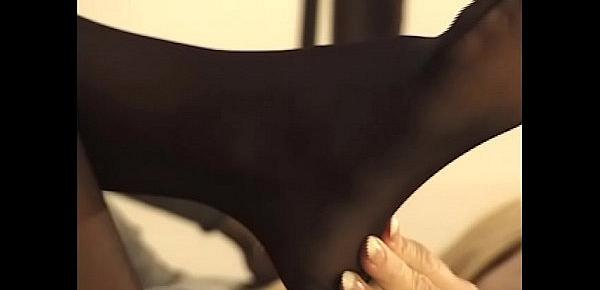  Cory Lane Vintage Perfect California Living Doll SOLO Panties under Black Pantyhose Secretary Tease Video!